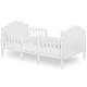 preview thumbnail 1 of 19, Sweetpea Baby Rose 3-in-1 Convertible Toddler Bed White