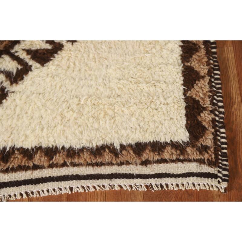 Turkish Anatolian Oriental Runner Rug Hand-knotted Wool Carpet - 3'8"x 11'5"
