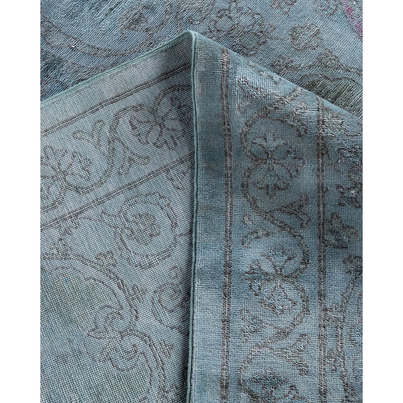 Vibrance One-of-a-Kind Hand-Knotted Area Rug - Gray, 11' 10" x 17' 6" - 11' 10" x 17' 6"