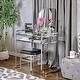 Silver Orchid Pontoppidan 2-piece Vanity Table and Stool Set - Thumbnail 7