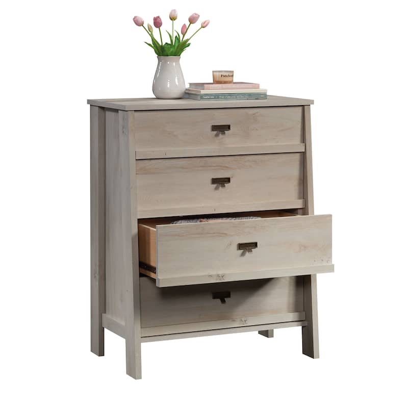 Trestle 4-Drawer Chest - Chalked Chestnut
