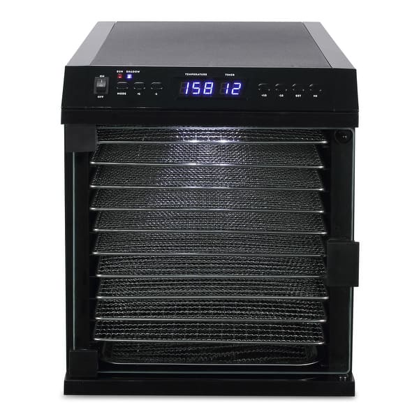 DELLA Deluxe Food Dehydrator Meat or Beef Jerky Maker, Fruit & Vegetable  Dryer with 11 Slide Out Tray & Transparent Door - Bed Bath & Beyond -  24249852