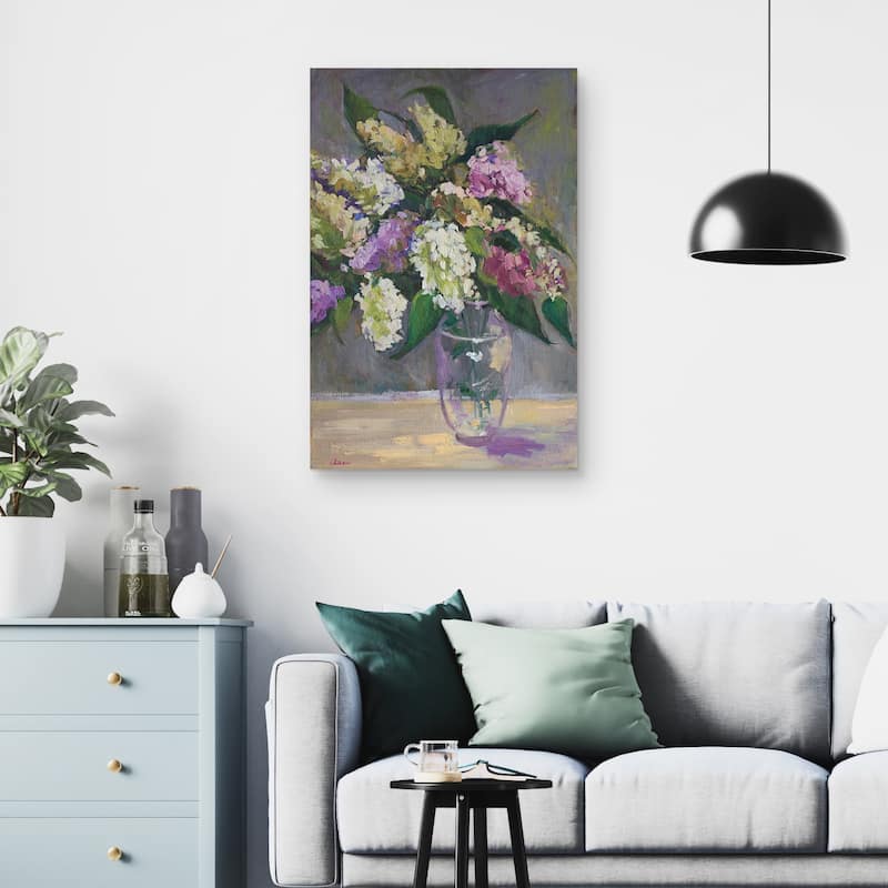 Millies Lilacs by Alexi Fine Canvas Art Print