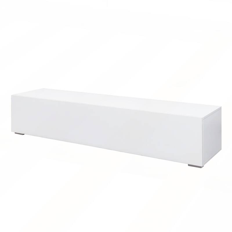 Modern Entertainment Center with Storage Media Console