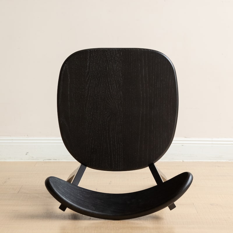 GDFStudio - Eliza Solid Oak Dining Chair with Comfortable Curved Back