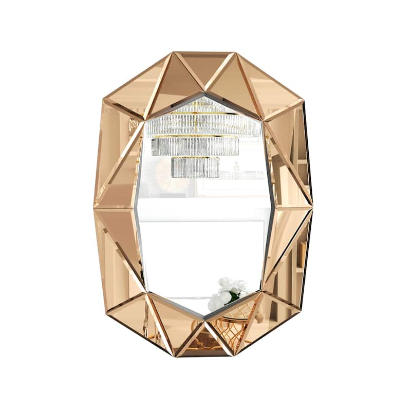 Diamond Beveled Edge Bathroom Wall Vanity Mirror