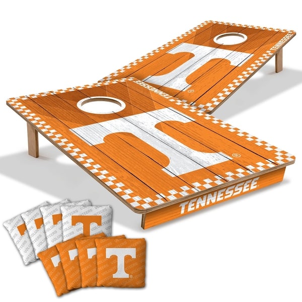 slide 2 of 7, Tennessee Volunteers NCAA Tailgate Cornhole Board Set Include Carrying Case