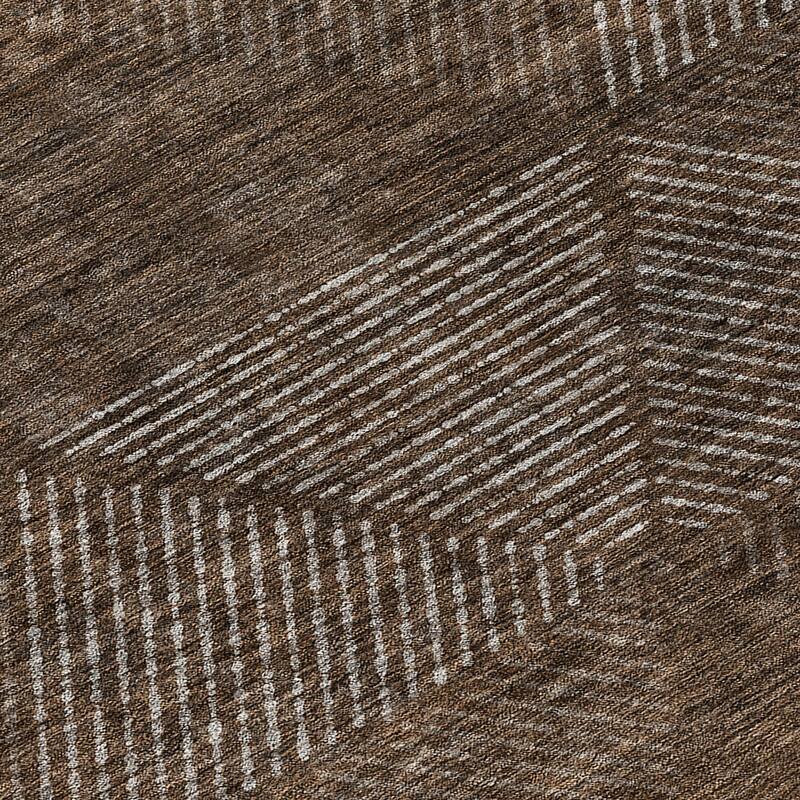 Machine Washable Indoor/ Outdoor Chantille Contemporary Prism Rug