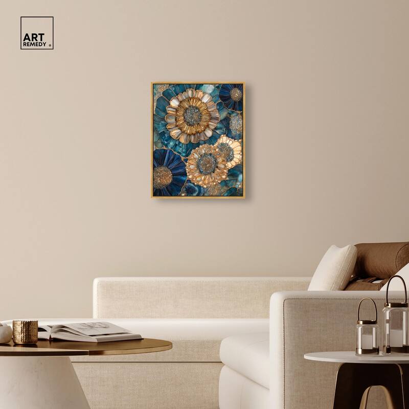 Opulent Geode I Canvas by Art Remedy