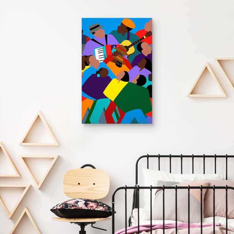Zydeco by Synthia SAINT JAMES Canvas Art Print