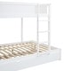 preview thumbnail 11 of 10, Full-Over-Full Bunk Bed with Twin size Trundle, Storage and Desk