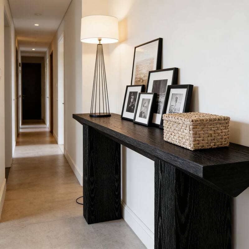 Modern Triangular-Shaped Design Console Table