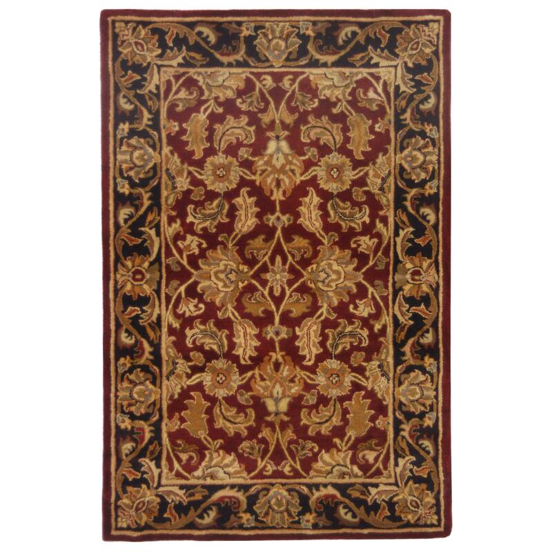 SAFAVIEH Handmade Heritage Sharee Traditional Oriental Wool Rug