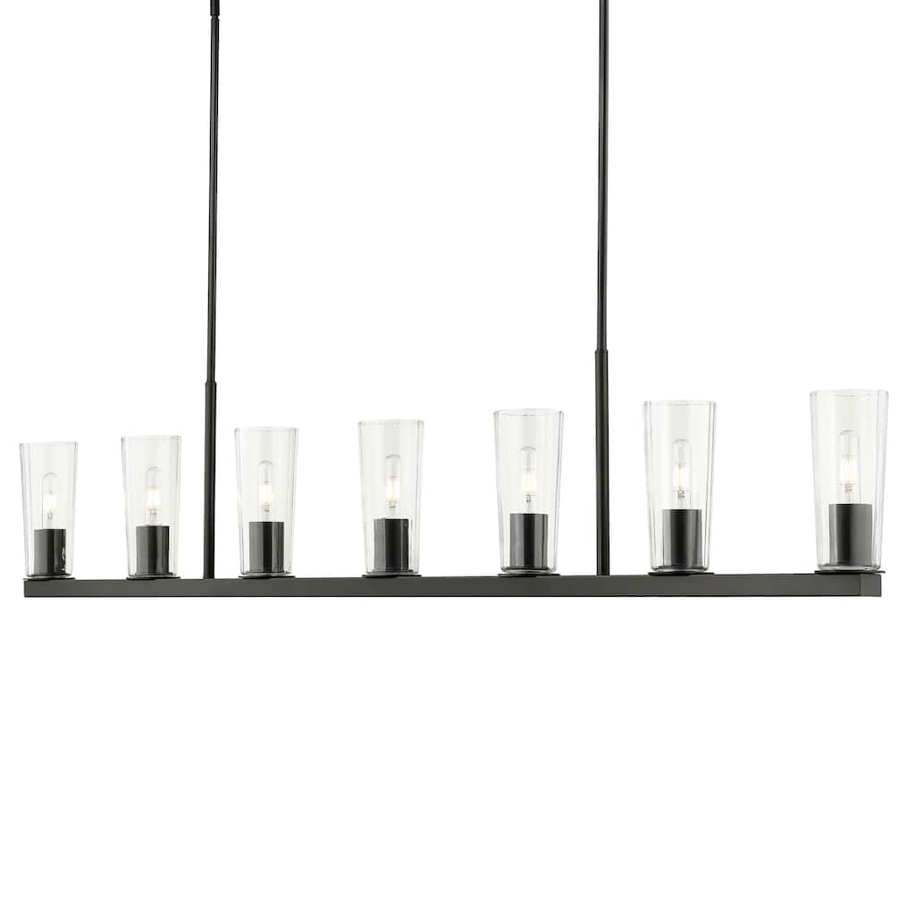 Z-Lite 826-7L Titus 7 Light 64" Wide Linear Chandelier