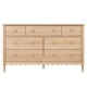 preview thumbnail 7 of 28, Charlotte/Scallop 7 Drawer Dresser