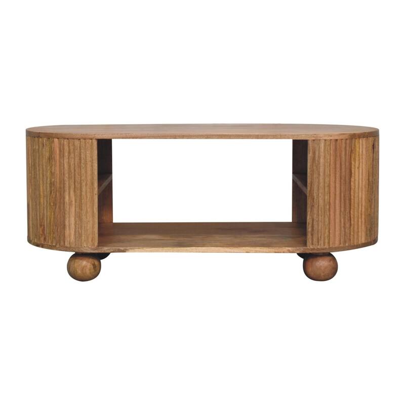 Artisan Furniture Solid Wood Soba Ball Open Coffee Table - Oak