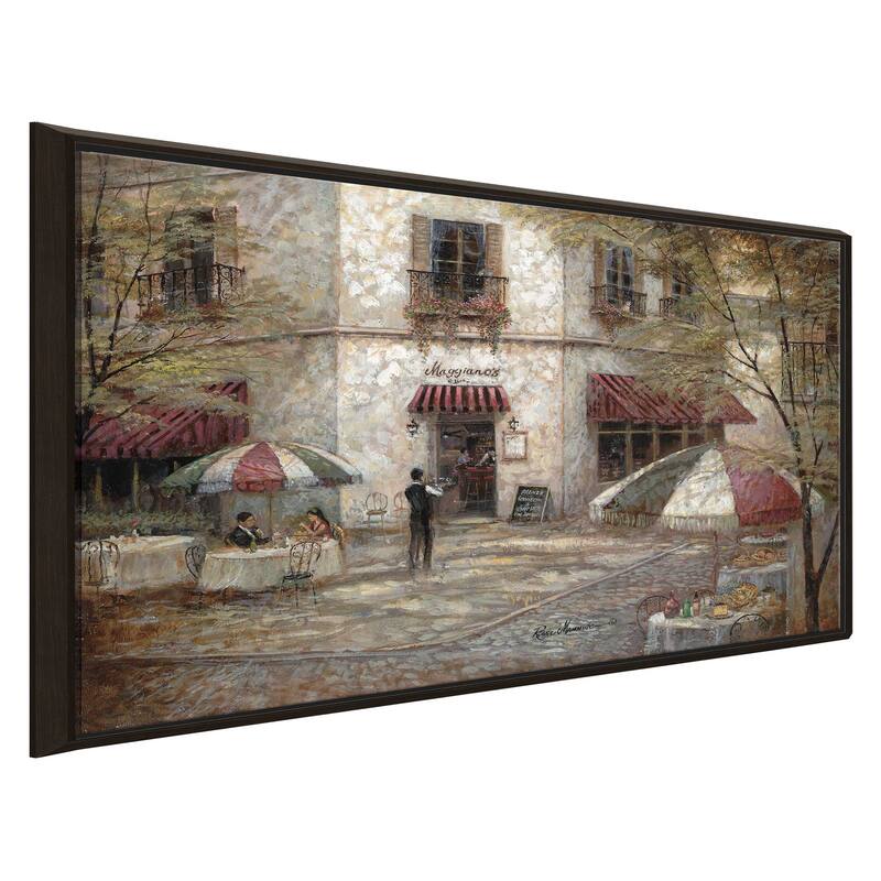 "Maggianos" by Ruane Manning Print on Floating Canvas