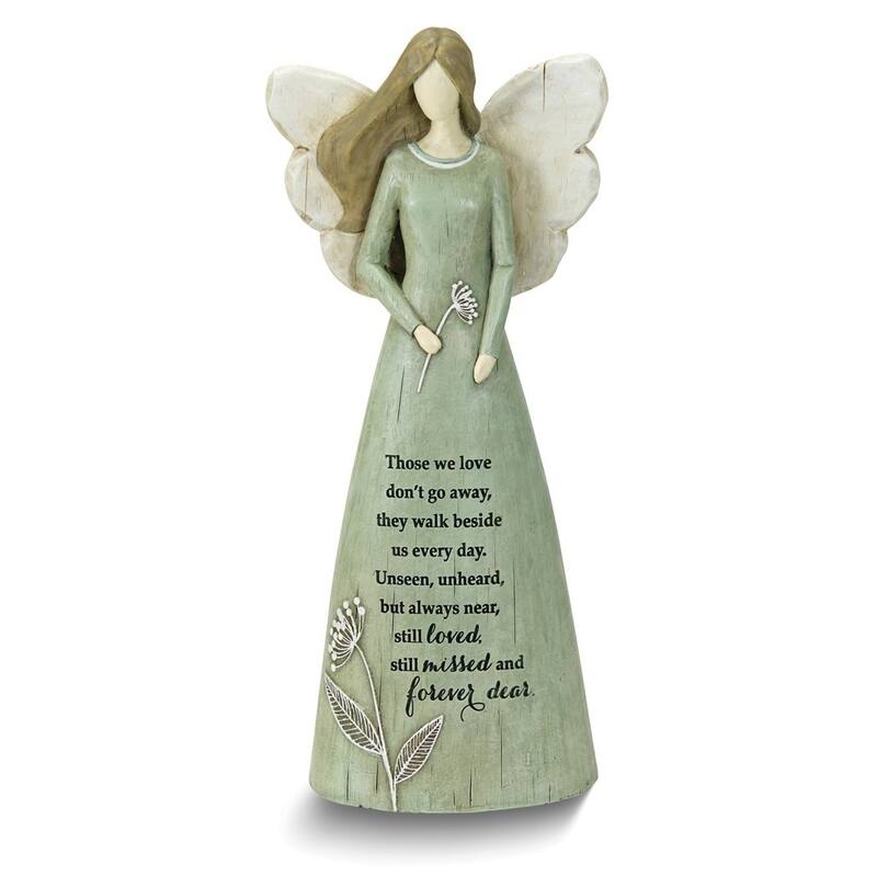 Curata Those We Love Poem Bereavement Angel Resin Figurine Boxed