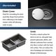 preview thumbnail 10 of 14, Karran QUWS-880 Undermount 32-1/2 in. Double Equal 50/50 Bowl Workstation Kitchen Sink