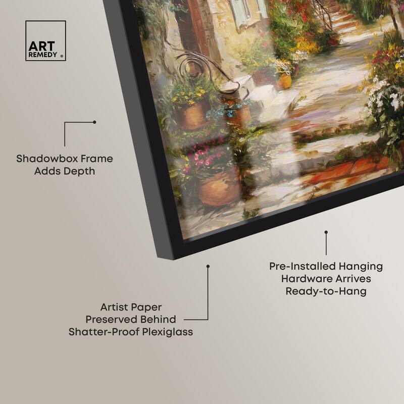Mediterranean Charm II Shadowbox by Art Remedy