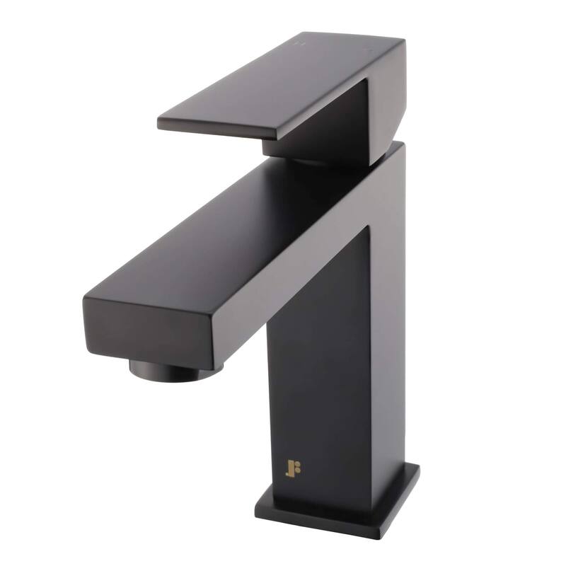 Fine Fixtures Modern Single Hole Bathroom Sink Faucet with Pop-up Drain and Strainer Basket