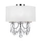 preview thumbnail 1 of 2, Othello 3 Light Polished Chrome Ceiling Mount - 14"W x 15"H