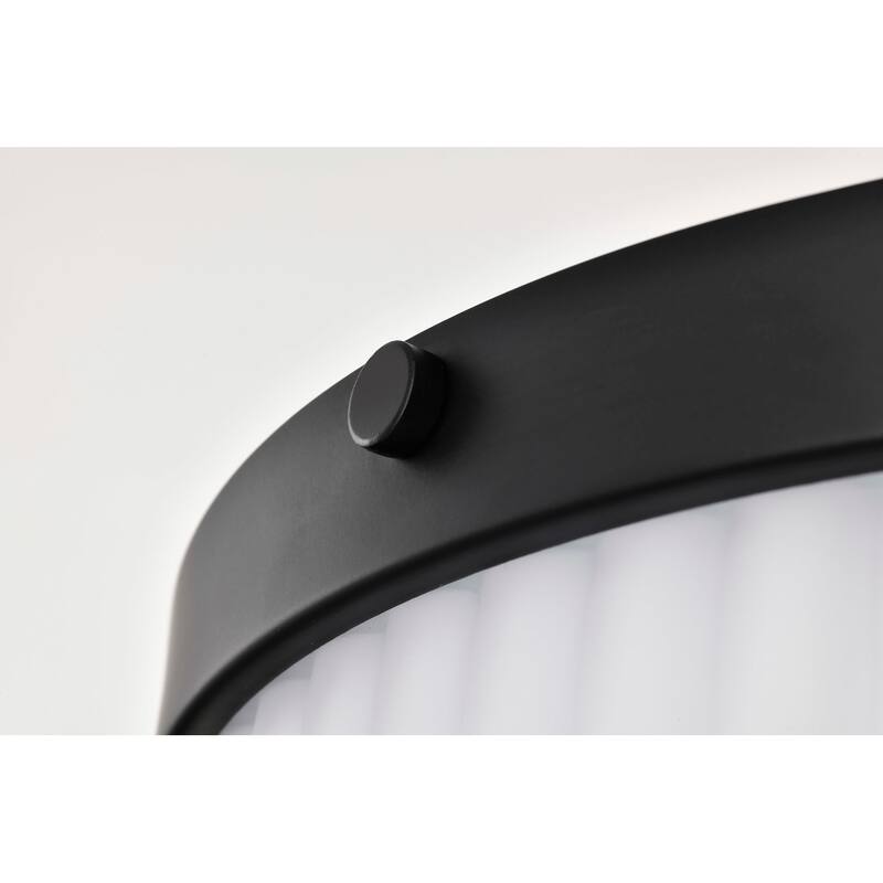 Nuvo Lighting 60/8648 Solara 3 Light 17" Wide Flush Mount Drum Ceiling