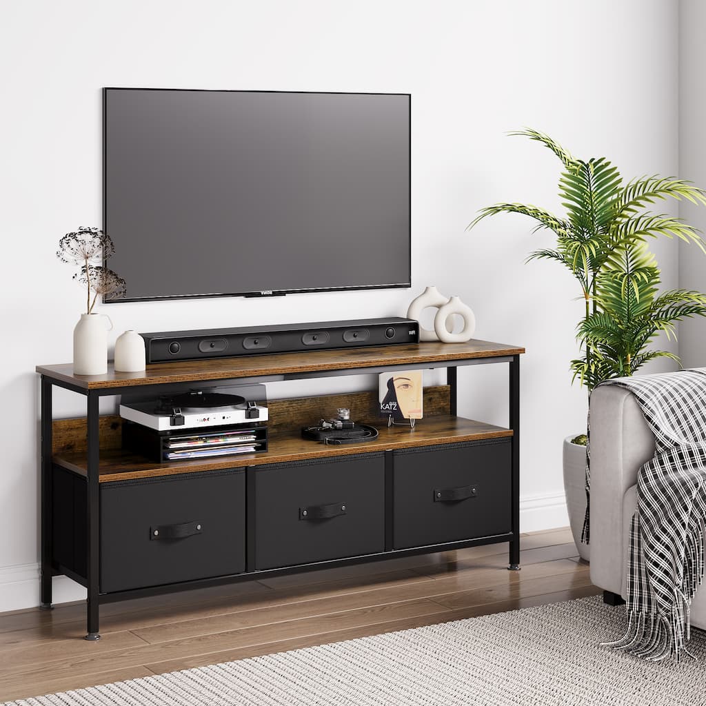 Dresser TV Stand 55 Inch Entertainment Center with Storage
