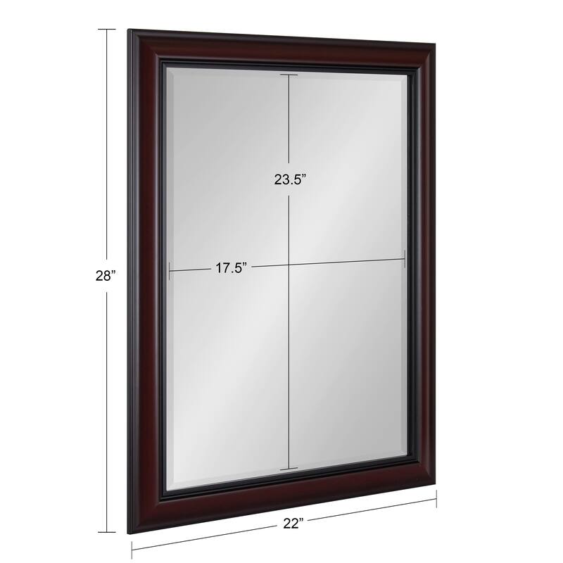 Kate and Laurel Dalat Framed Beveled Wall Mirror