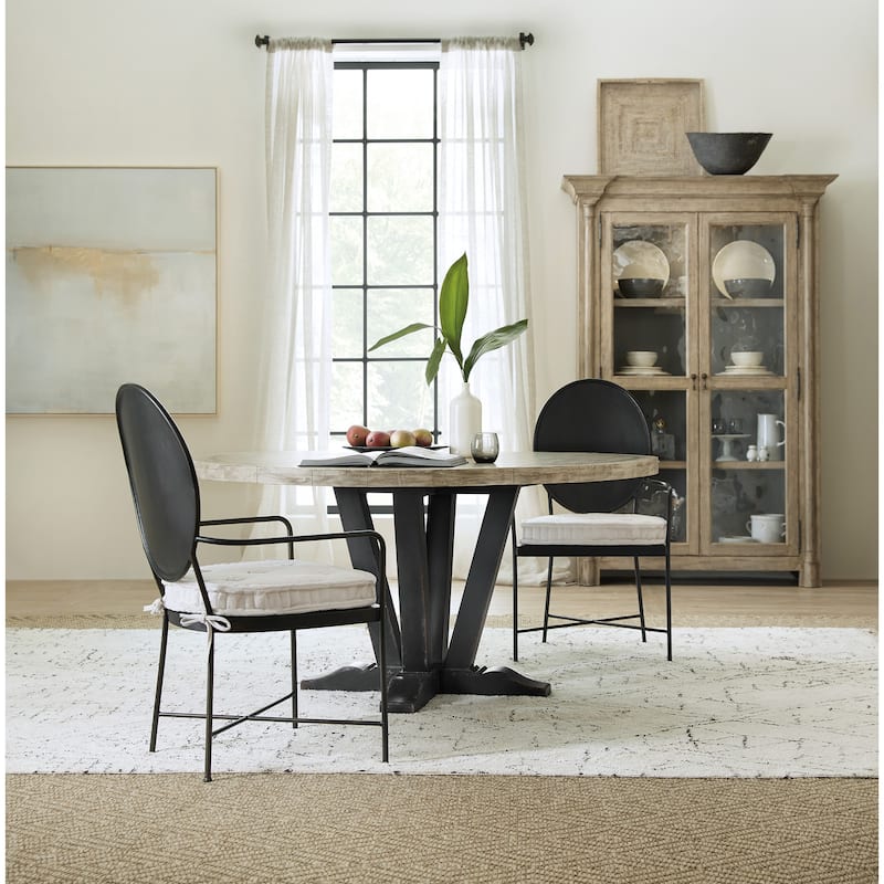 Ciao Bella Metal Arm Chair - 23.5"W x 40"H x 24.5"D