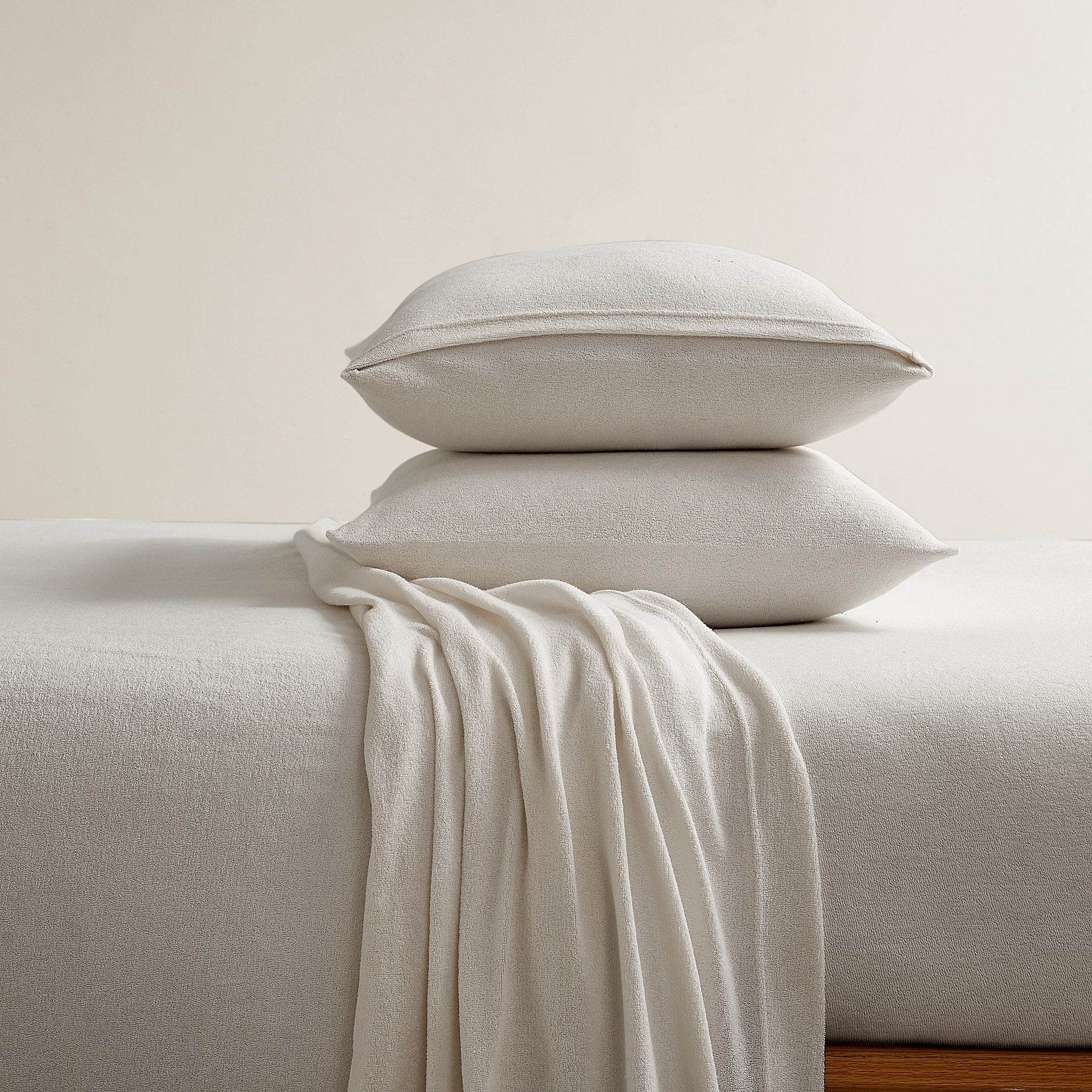 Beco Home Terry Sheet Set Silver Cloud Silver Twin