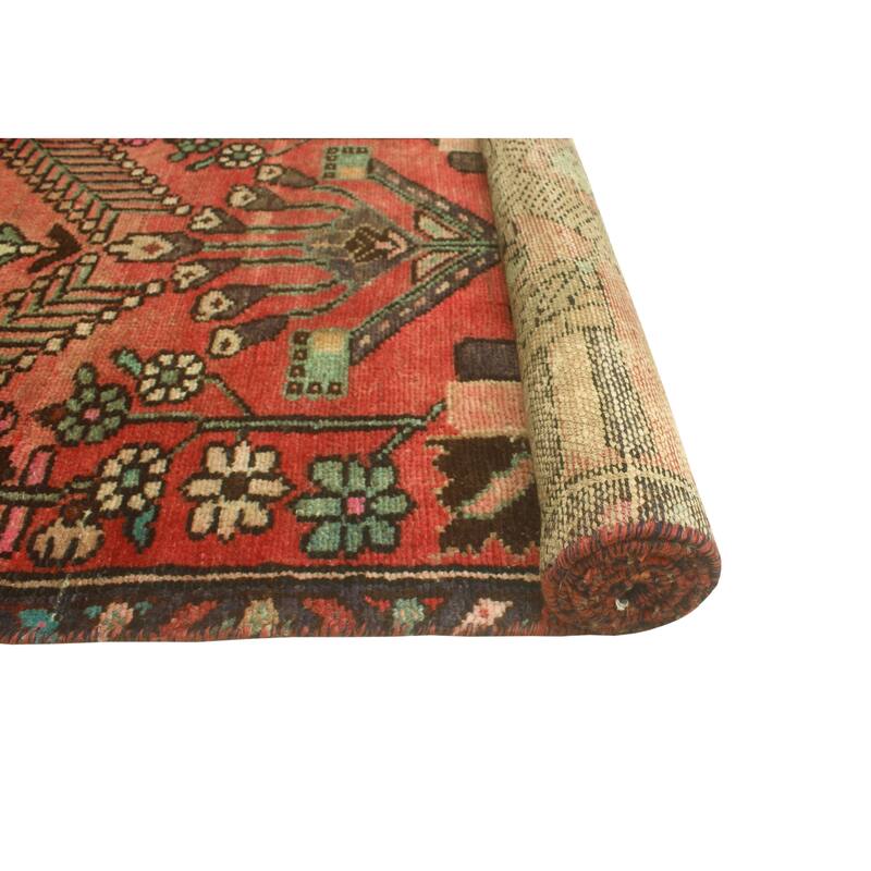 Noori Rug Fine Vintage Distressed Hrocby Rust/Beige Runner - 2'6" x 13'3"