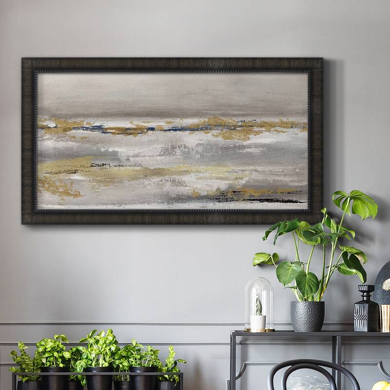 Golden Fog Premium Framed Canvas- Ready to Hang