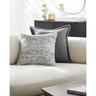 Aislinn Farmhouse Textured Accent Pillow