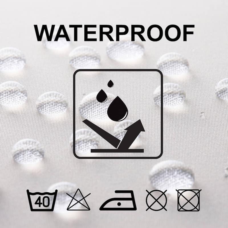 Polyester Shower Curtain - 79x71 inches - Writing Design