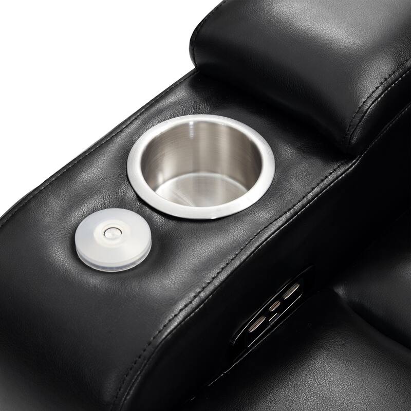 Nestfair Power Motion Recliner with 2 Cup Holders and 360° Swivel Tray Table