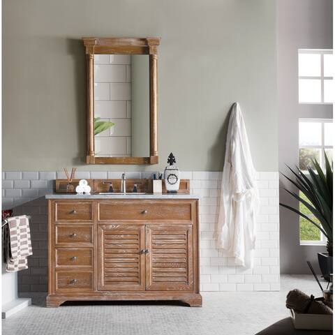 James Martin Vanities Savannah 48" Single Vanity, Driftwood