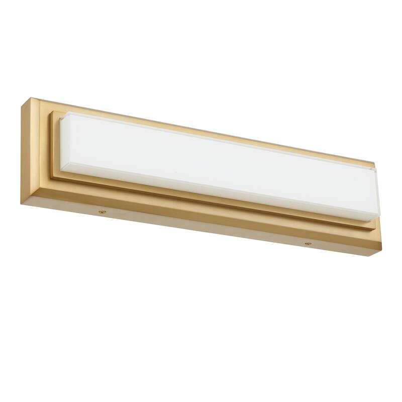 Purity 18" Antique Brass LED Bathroom Vanity Light