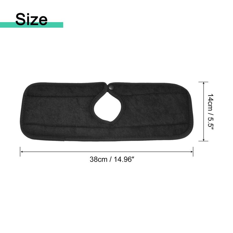 2pcs Faucet Drain Pad Drip Catcher Tray Kitchen Sink Splash Guard Black - Black