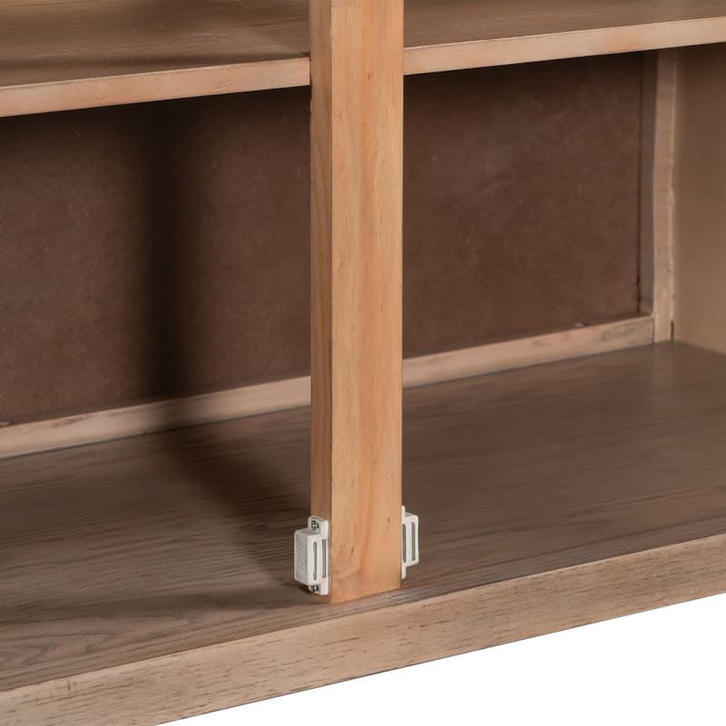 Wooden Cabinet with 2 Metal handles and 2 Doors