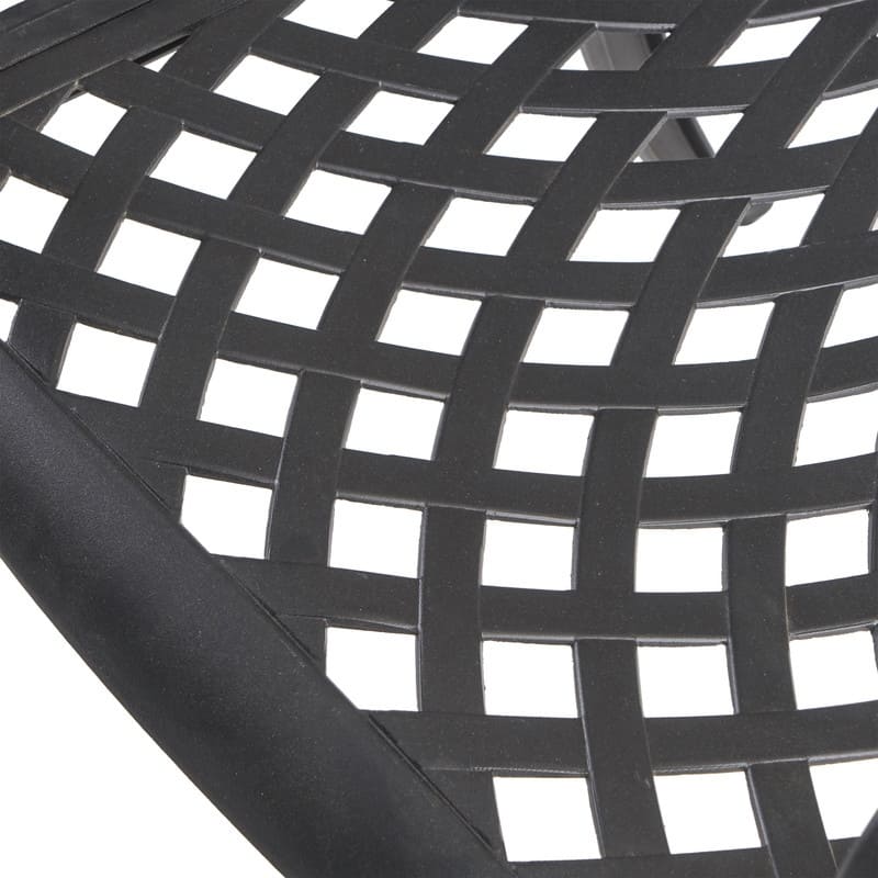 Cayman Arch Mesh Patio Chairs (Set of 2) - Outdoor Dining Aluminum Seating with Weather-Resistant Finish
