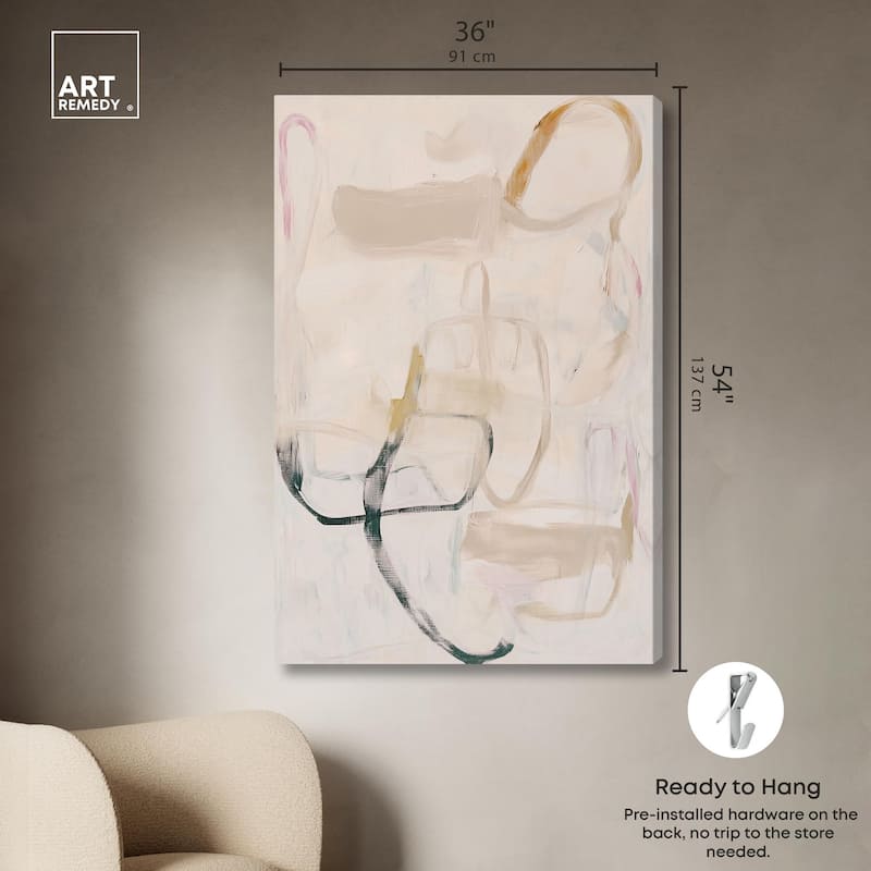 Faded Outlines I Canvas by Art Remedy, Gallery Wrapped