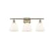 Option Matte White / Antique Brass Finish