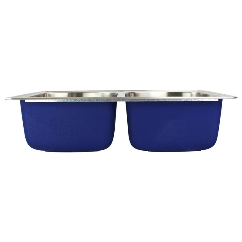 Transolid K-MTDD33229-MR2 Meridian 33" Drop In Double Basin Stainless - Brushed Stainless Steel