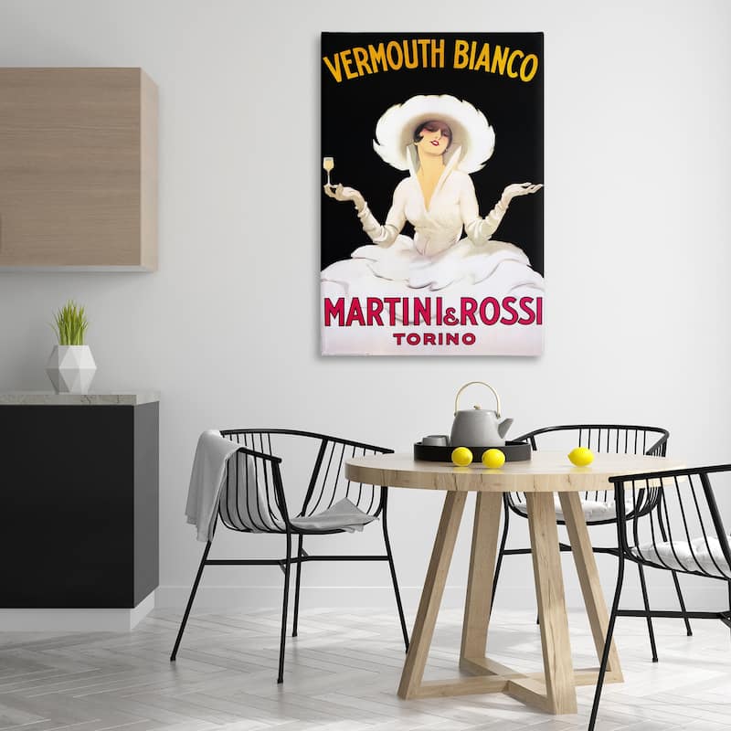 Stupell Vermouth Vintage Lady Advertisement Canvas Wall Art Design By Marcus Jules