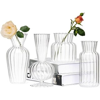 Glass Flower Vase for Home Office Hotel and Table