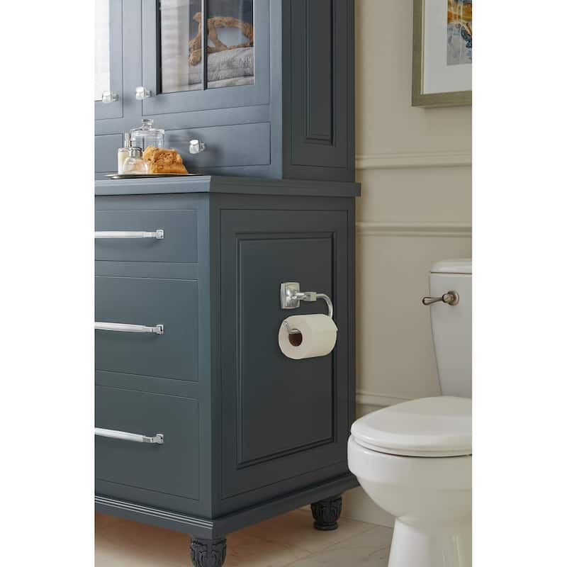 Amerock Stature Wall Mounted Euro Toilet Paper Holder