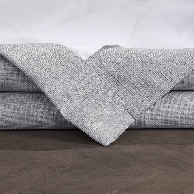 Exclusive Fabrics Italian Faux Linen Curtain (1 Panel)