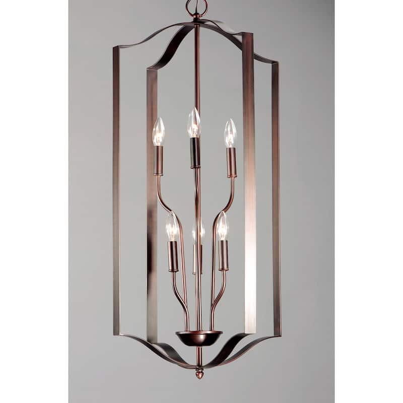 Maxim Provident 6 Light 18" Wide Taper Candle Pendant
