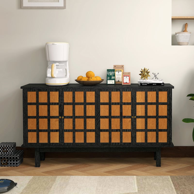 Modern Wood TV Stand, Entertainment Center